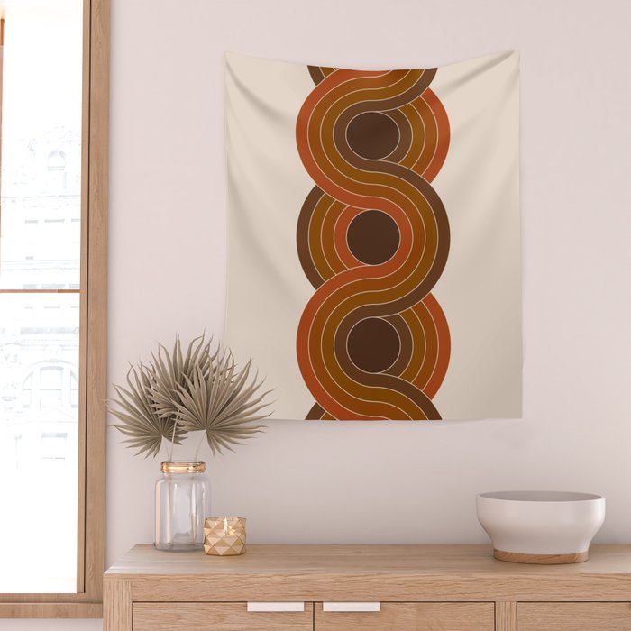Cocoa Chain Wall Tapestry Gallery Image 2