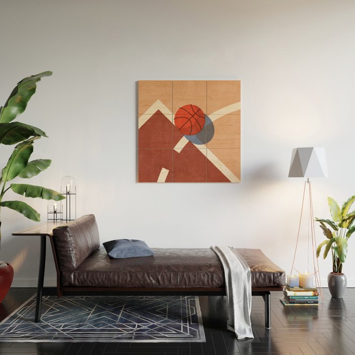 BALLS - Basketball - Indoor - II Wood Wall Art Gallery Image 2