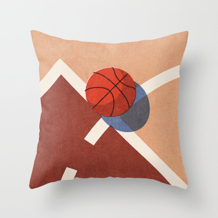 BALLS - Basketball - Indoor - II Throw Pillow Gallery Image 6