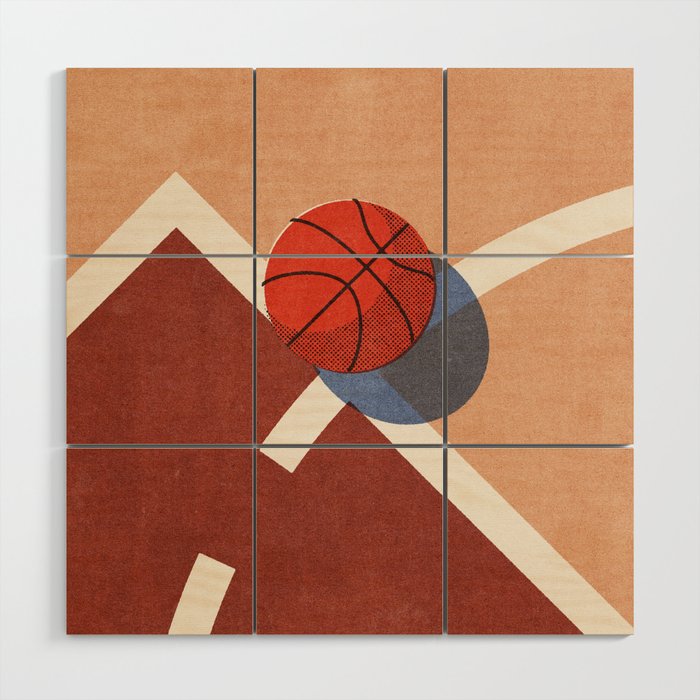 BALLS - Basketball - Indoor - II Wood Wall Art Gallery Image 1