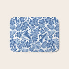 Surf Pareau Hawaiian Hibiscus Aloha Shirt Print Bath Mat Gallery Image 1