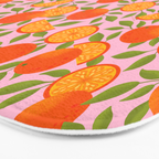 Orange Pattern - Amalfi Coast Cocktails Bath Mat Gallery Image 3