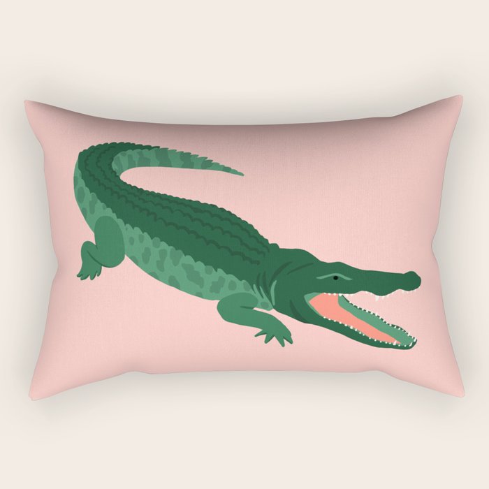 Aligator  Rectangular Pillow Gallery Image 2