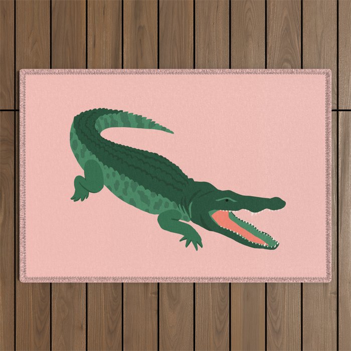 Aligator  Outdoor Rug Gallery Image 1