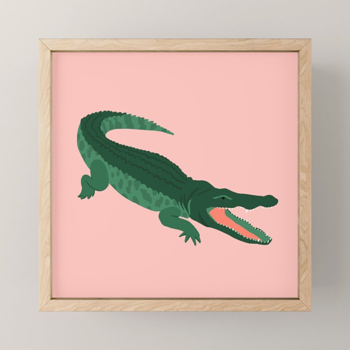 Aligator  Mini Art Print Gallery Image 1