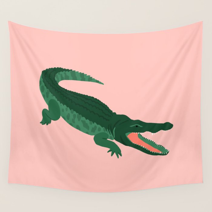 Aligator  Wall Tapestry Gallery Image 1