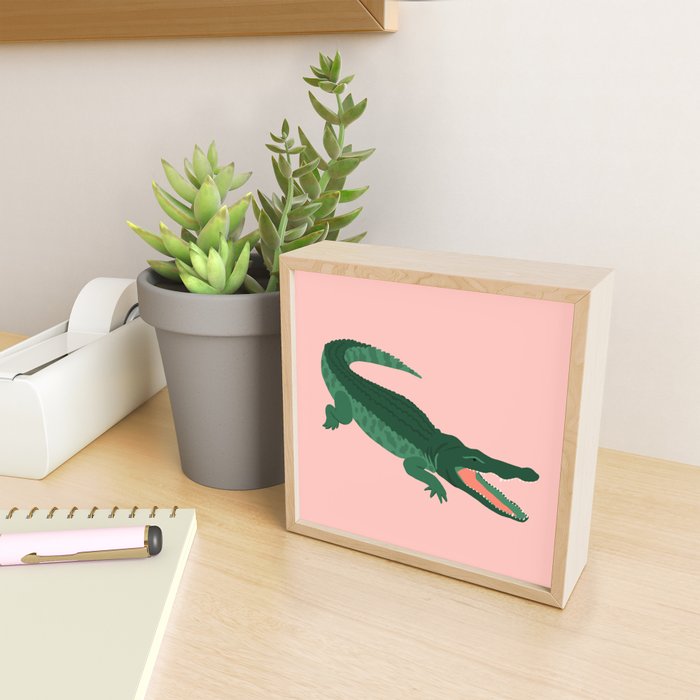 Aligator  Mini Art Print Gallery Image 2