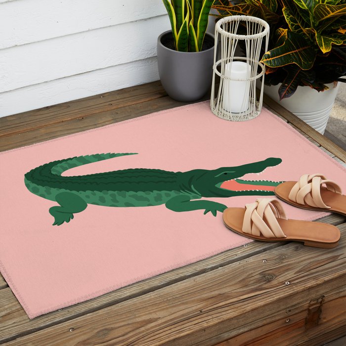 Aligator  Outdoor Rug Gallery Image 2