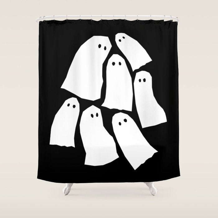 Halloween Ghosts Shower Curtain Gallery Image 1