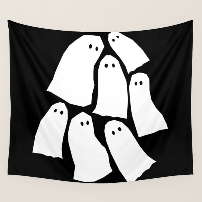 Halloween Ghosts Wall Tapestry Gallery Image 4