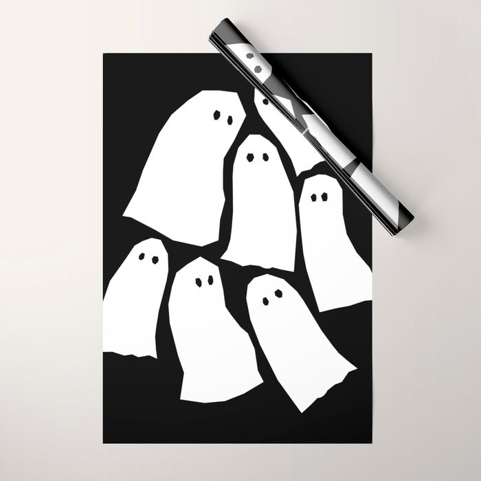Halloween Ghosts Wrapping Paper Gallery Image 1