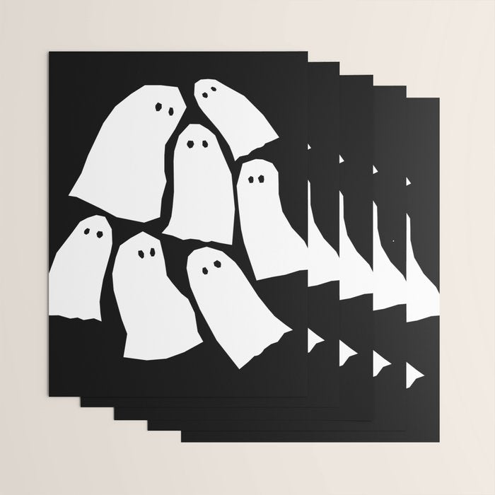Halloween Ghosts Wrapping Paper Gallery Image 3