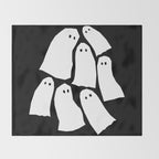 Halloween Ghosts Throw Blanket Gallery Image 2