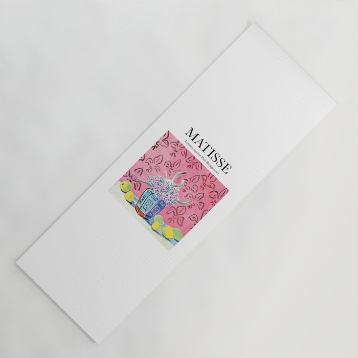 Lemons against Pink Background by Henri Matisse - Artwork Design Yoga Mat Gallery Image 1