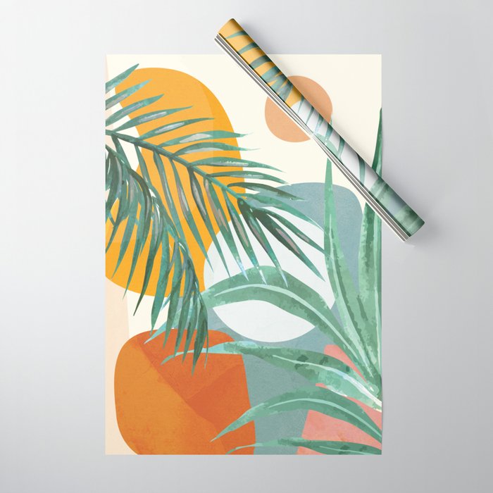 Leaf Design 02 Wrapping Paper Gallery Image 1