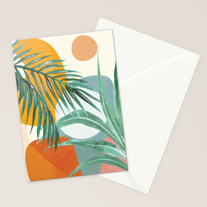 Leaf Design 02 Stationery Card Gallery Image 2