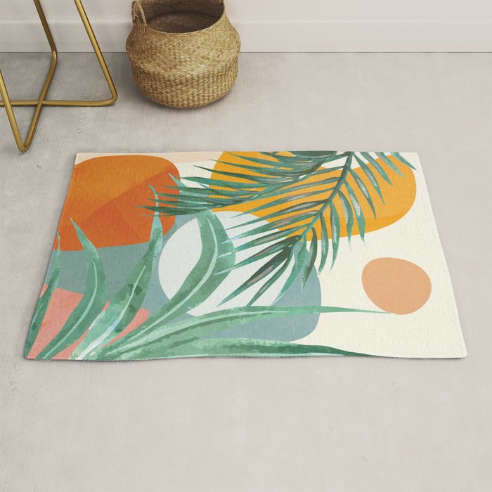 Leaf Design 02 Rug Gallery Image 1