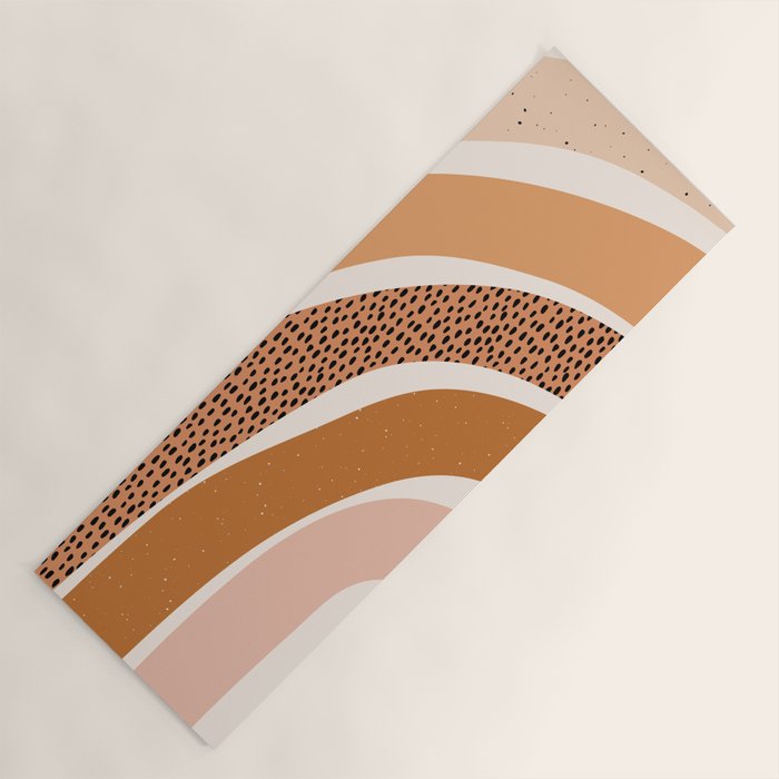 Earth Color Rainbow Yoga Mat Gallery Image 1