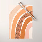 Earth Color Rainbow Wrapping Paper Gallery Image 1