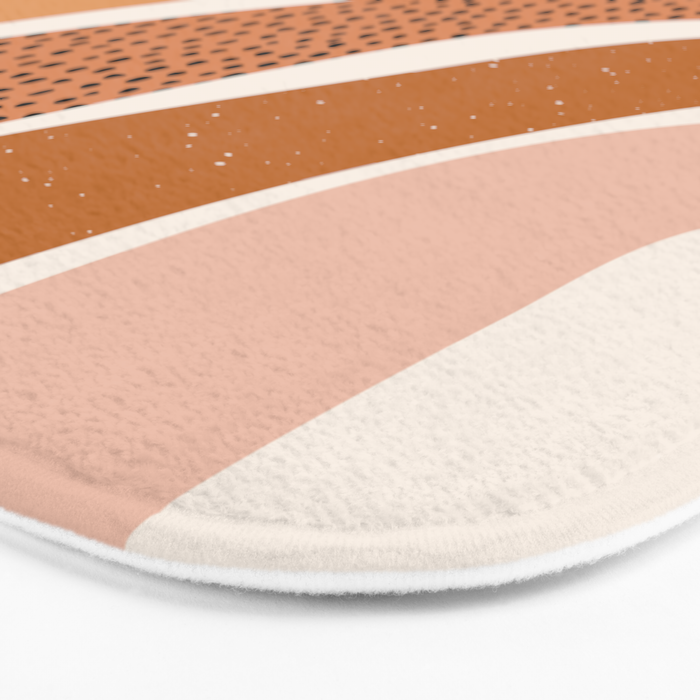 Earth Color Rainbow Bath Mat Gallery Image 3