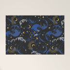 Night sky of stars abstract D Welcome Mat Gallery Image 1