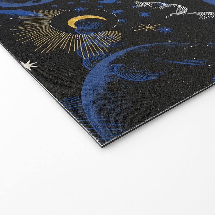 Night sky of stars abstract D Welcome Mat Gallery Image 2