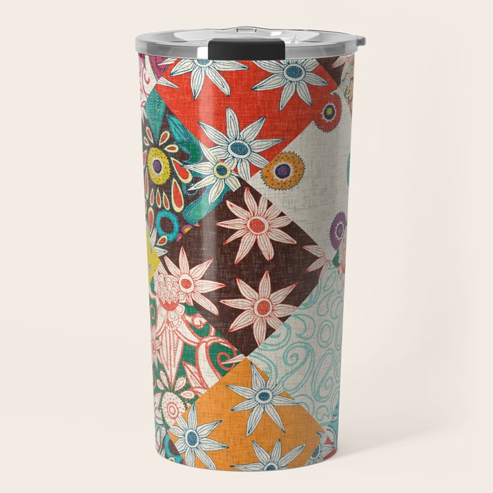 sarilmak patchwork Travel Mug Gallery Image 1