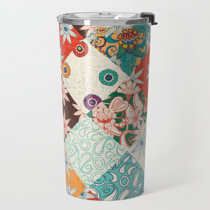 sarilmak patchwork Travel Mug Gallery Image 2