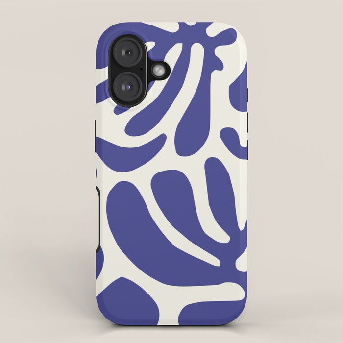 Abstract organic nature leaf art pattern iPhone Case Gallery Image 1