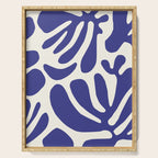 Abstract organic nature leaf art pattern Serving Tray Gallery Image 1