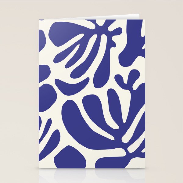 Abstract organic nature leaf art pattern Stationery Card Gallery Image 2