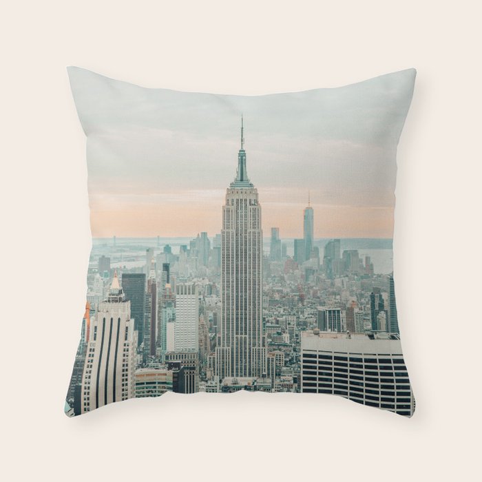 Midtown View - New York City Throw Pillow Gallery Image 1