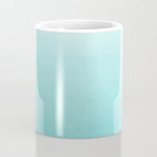 Modern teal watercolor gradient ombre brushstrokes pattern Coffee Mug Gallery Image 4