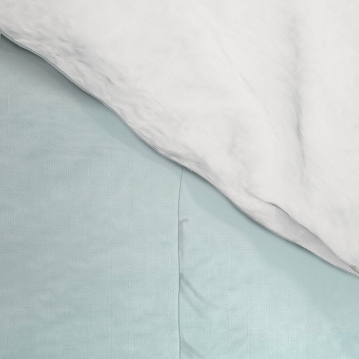 Modern teal watercolor gradient ombre brushstrokes pattern Comforter Gallery Image 4