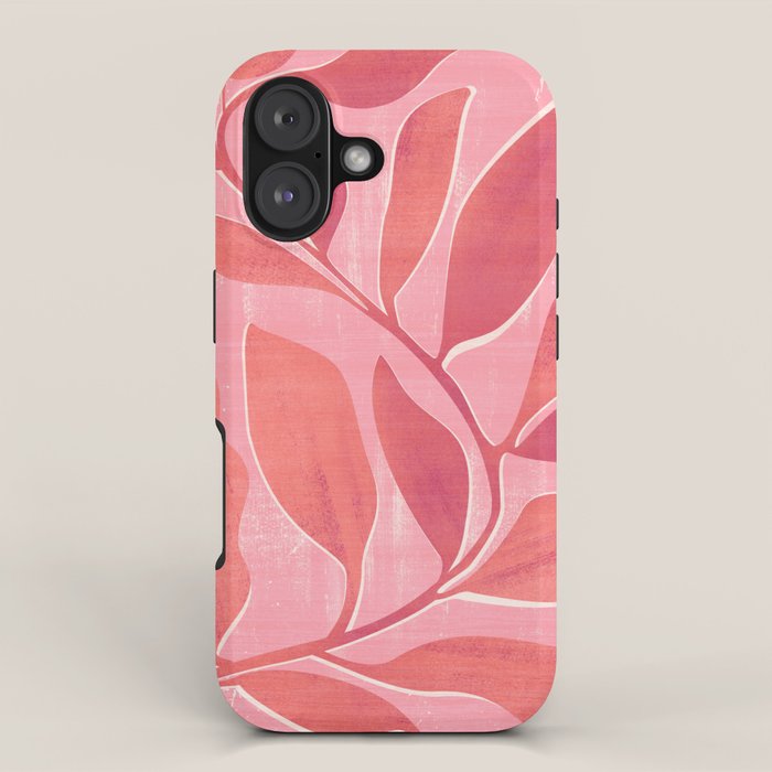 Dancing Queen - Pink Botanical iPhone Case Gallery Image 1