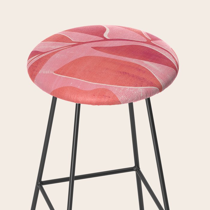 Dancing Queen - Pink Botanical Stool Gallery Image 2