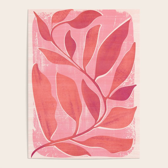 Dancing Queen - Pink Botanical Poster Gallery Image 1