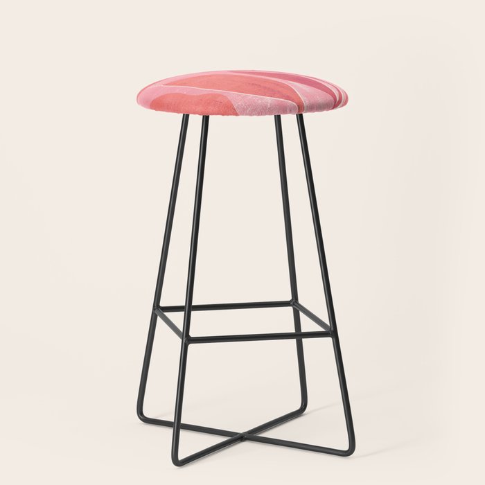 Dancing Queen - Pink Botanical Stool Gallery Image 1