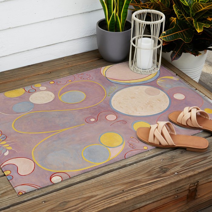 Hilma af Klint The Ten Largest No.7 Outdoor Rug Gallery Image 2