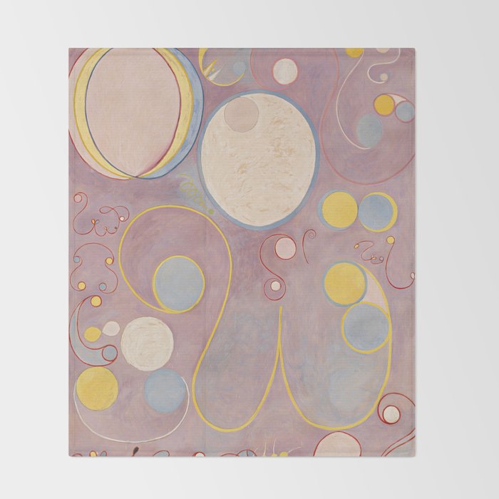 Hilma af Klint The Ten Largest No.7 Throw Blanket Gallery Image 2