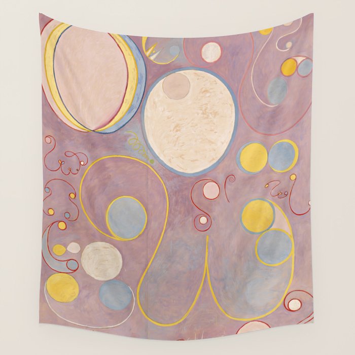 Hilma af Klint The Ten Largest No.7 Wall Tapestry Gallery Image 1