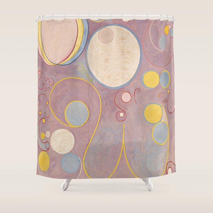 Hilma af Klint The Ten Largest No.7 Shower Curtain Gallery Image 1