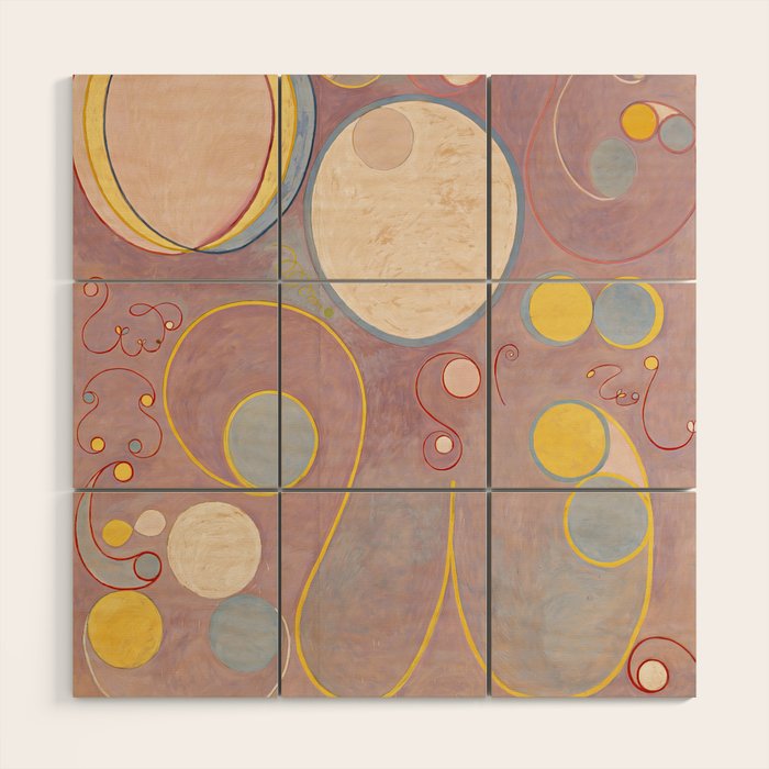 Hilma af Klint The Ten Largest No.7 Wood Wall Art Gallery Image 1