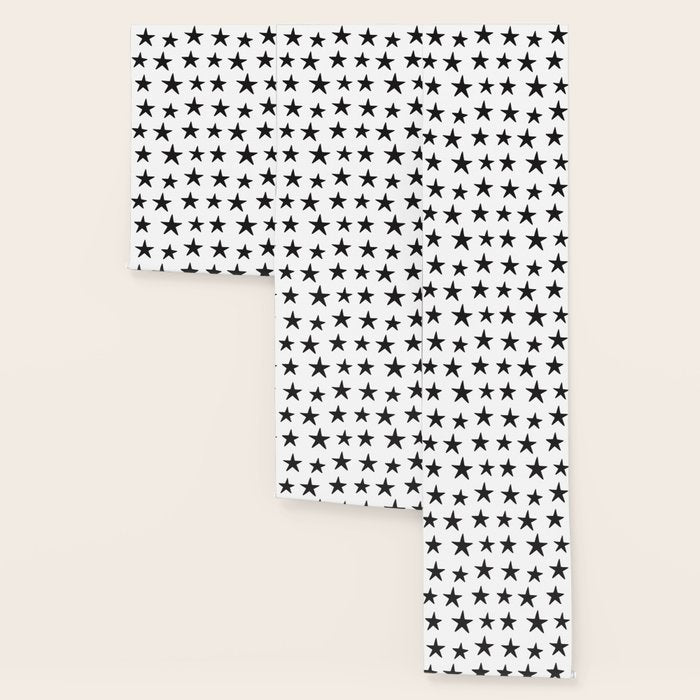 Star Pattern Black On White Wallpaper Gallery Image 3