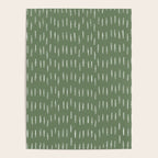 Let It Snow, Green and White, Boho Art Poster Gallery Image 4