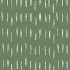 Let It Snow, Green and White, Boho Art Coffee Mug Gallery Image 2