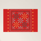 Nativo Red Welcome Mat Gallery Image 1