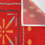 Nativo Red Wall Tapestry Gallery Image 3