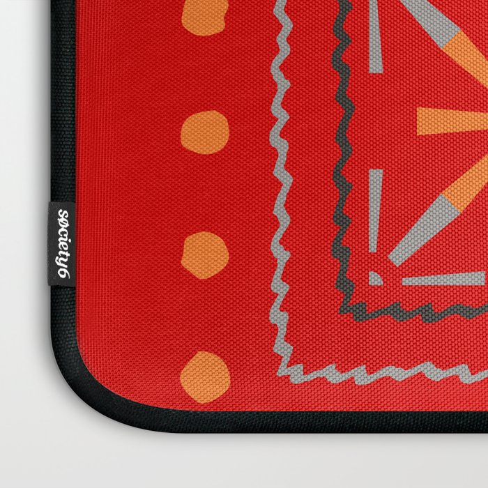 Nativo Red Laptop Sleeve Gallery Image 3