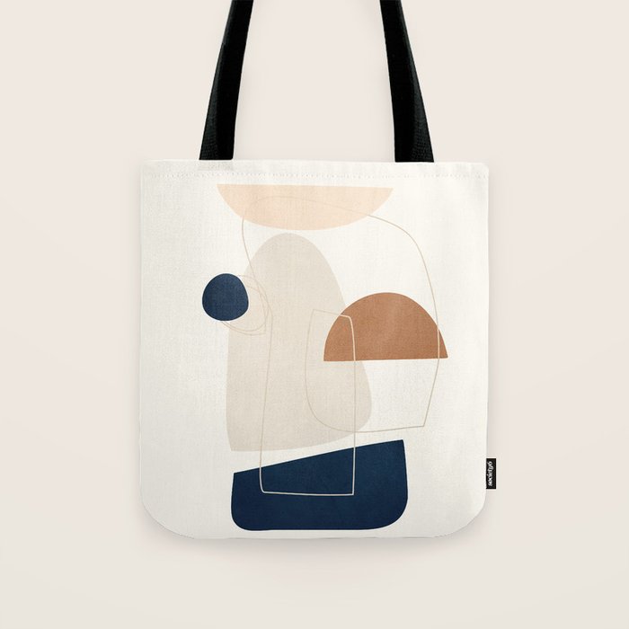 Spiraling Geometry 4 Tote Bag Gallery Image 1